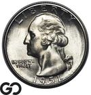1951-S Washington Quarter, Frosty Uncirculated
