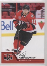 2020-21 Upper Deck AHL Exclusives 72/100 Vitalii Abramov Vitaly Abramov #49 0l2