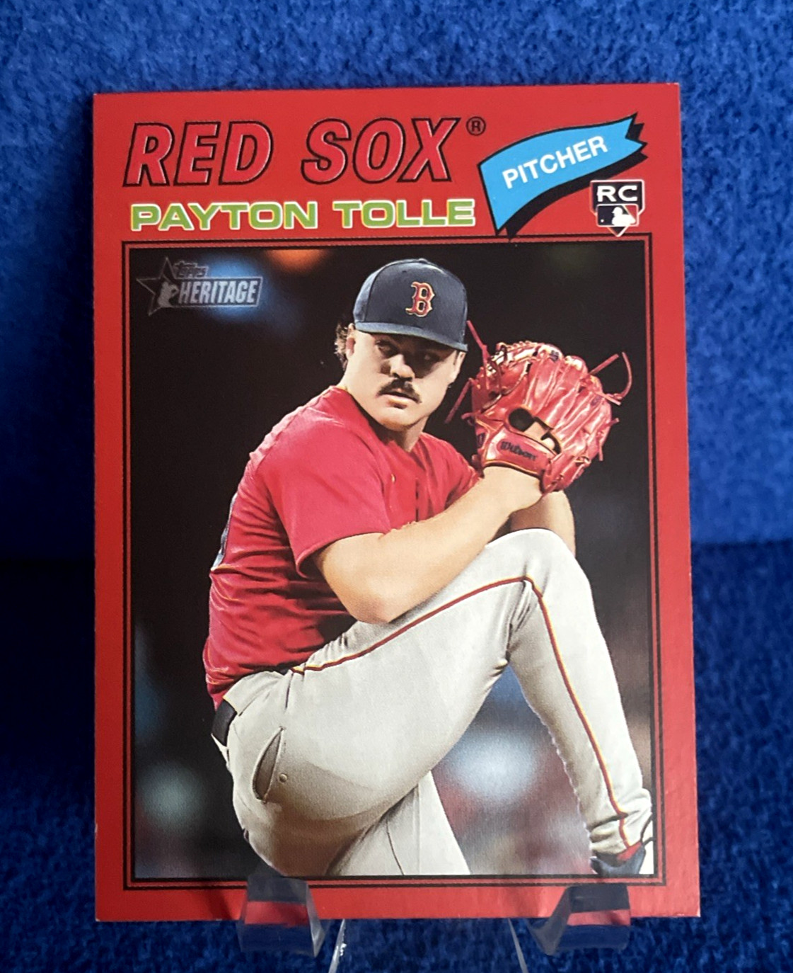 Payton Tolle 2026 Topps Heritage Rookie - #386 Red Border