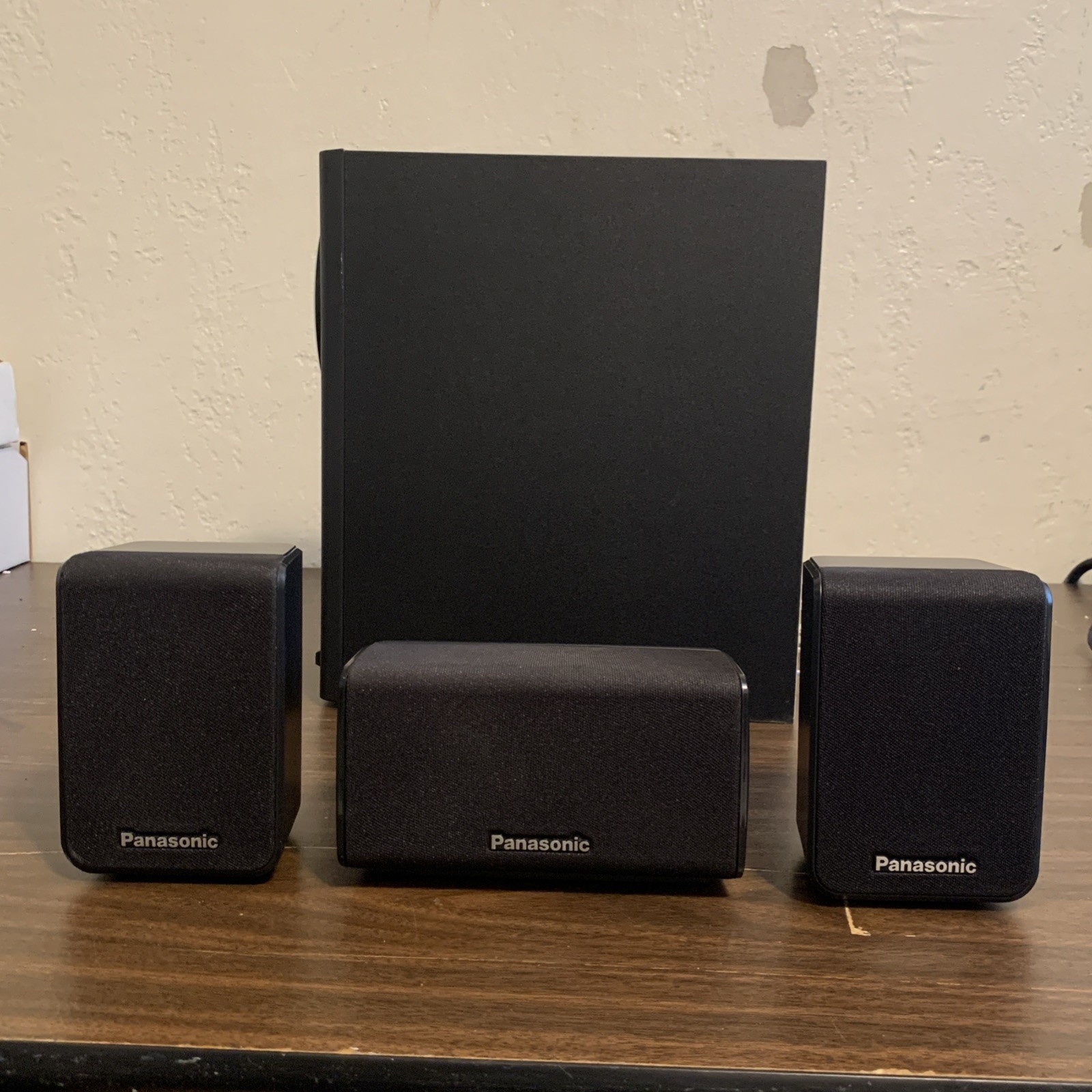 Panasonic 5.1 Home Theater Compact Satellite Speaker & Subwo