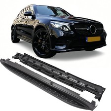 Trittbretter Seitenbrett Set passend für Mercedes GLC Klasse X253 C253 Schwarz Trittbretter Seitenbrett Set passend für Mercedes GLC Klasse X253 C253 Schwarz