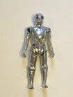 WORN CHROME REVEALS COLORS 1978 Vintage Star Wars DEATH STAR DROID Action Figure