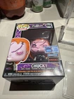 Funko Fusion Pop! Chucky NYCC 2024 Con Sticker Exclusive #1008 LE 1000 Armor