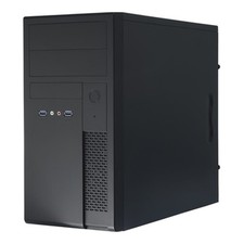 Chieftec XT-01B-350GPB Mini Tower PC Gehäuse 350W PSU mATX 2xUSB3.0 HD-Audio