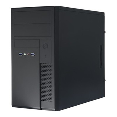 Chieftec XT-01B-350GPB Mini Tower PC Gehäuse 350W PSU mATX 2xUSB3.0 HD-Audio