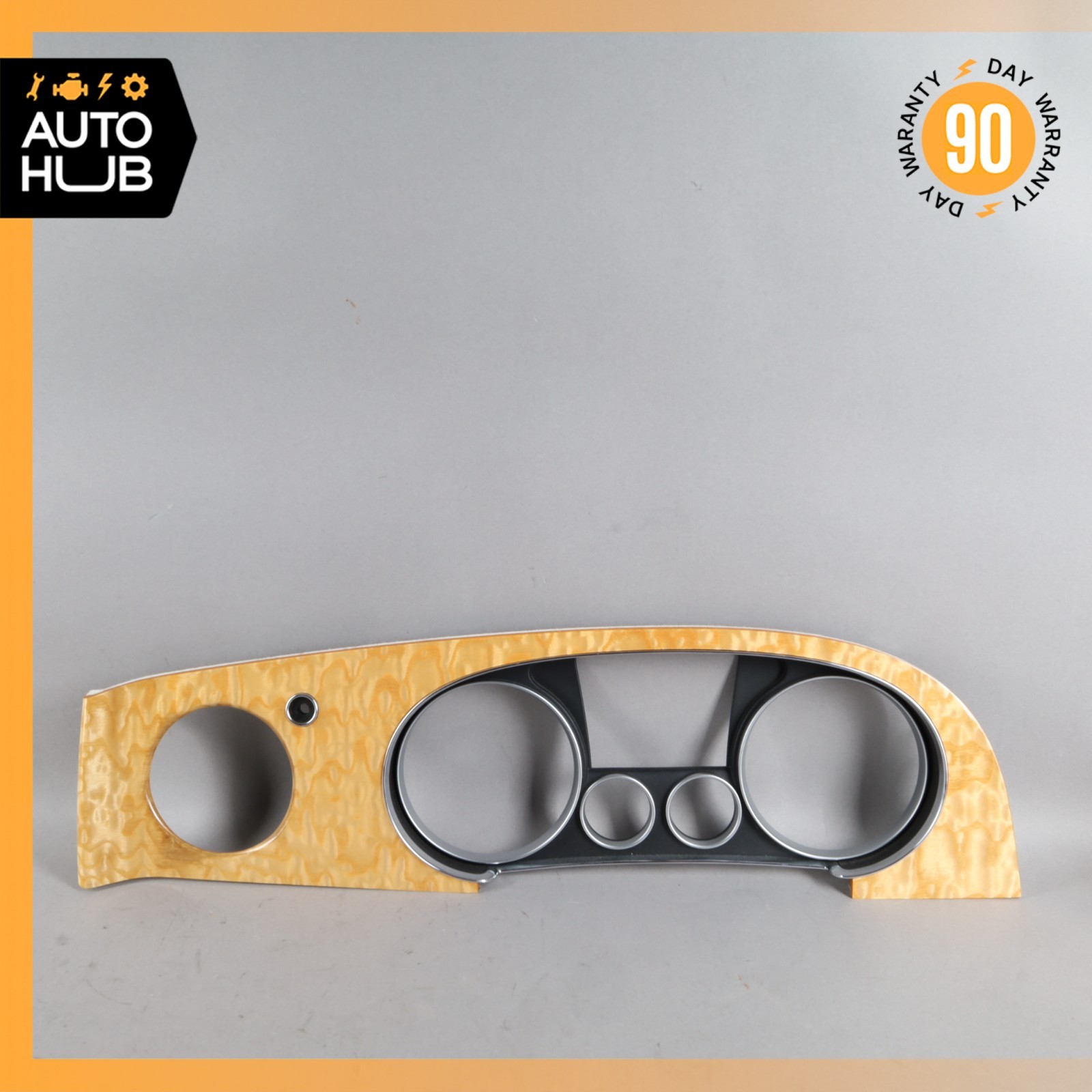 14-18 Bentley Flying Spur Dash Panel Speedometer Bezel Trim Wood OEM 40k