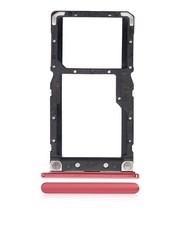 Replacement Dual Sim Card Tray Compatible For Xiaomi Mi 8 Lite Red 