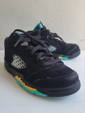 Jordan 5 Retro TD Black/Aquatone-Taxi Size 10c