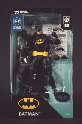DC Direct McFarlane Toys Digital Actionfigur Batman No Man's Land Platinum Chase