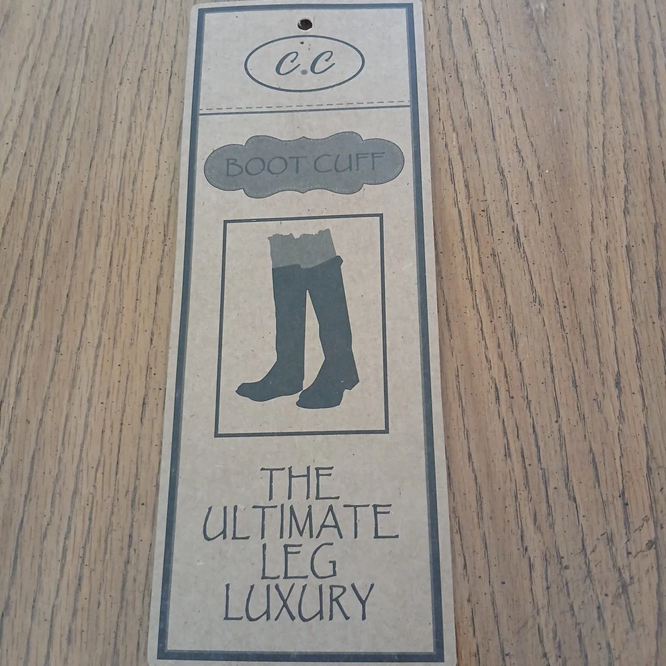 C.C. Puños para botas Ultimate Leg Luxury granate/blanco roto Foto 4 de 4