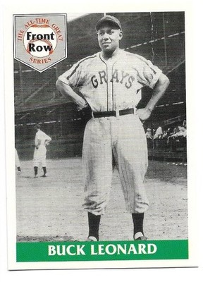 Buck Leonard 1992 Front Row The All-Time Great Series Promo Card #2