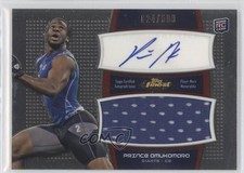 2011 Topps Finest Auto Jumbo Relics 24/589 Prince Amukamara #AJR-PA Auto 9az