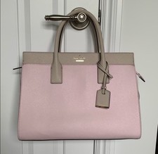 kate spade new york Cameron Street Candace Women's Satchel Bag Light Pink, Taupe