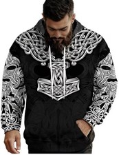 Men's Western Aztec Sweatshirts Pullover COZY BIG SIZE 3XL