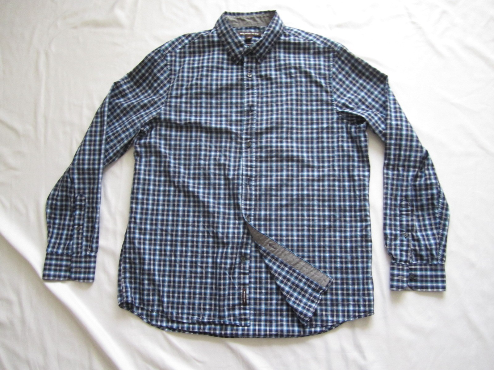 Men Michael Kors Classic Fit Button 100% Cotton Long Sleeve Shirt Sz XL (MT584) thumbnail 7