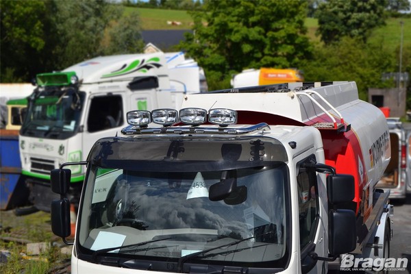 Dach Spotlichtleiste + Leds FüR DAF LF Vor 2014 Lkw Front Edelstahl-image