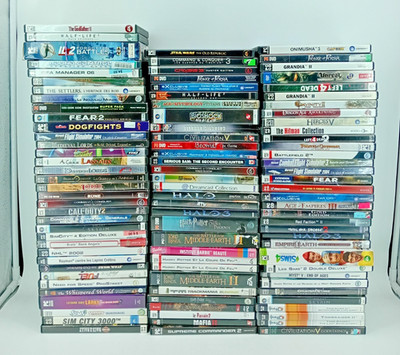Lot of 90+ PC Games FEAR 2 Half-Life Halo Grandia LOTR Call of Duty Big Bundle