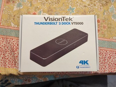 VisionTek - VT5000 Dual Display 4K Thunderbolt 3 Docking Station 901227 
