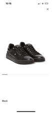Balmain Mens B-Court Trainers in Calfskin Siz...