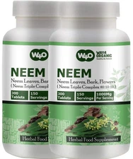 WAY 4 ORGANIC Neem Triple Complex 1000mg 300 Tablets Azadirachta Indica Pack