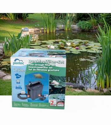 Pontec Multiclear Set 5000 Teichfilter Gartenteich Filter Garten Neu und OVP