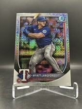 Wyatt Langford 2025 Bowman Chrome Mega Mojo Texas Rangers #36