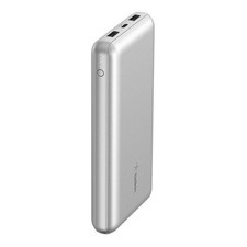 Belkin 20000mAh Power Bank 15W USB-A  USB-C - Silver