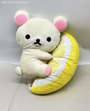 San-X Rilakkuma Korilakkuma A Basketful of Lemons Plush 2021 With Tag