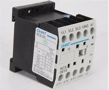 1PCS NEW NC6-0610 AC 6Amp Coil 24VAC Mini Contactor CHINT Free delivery