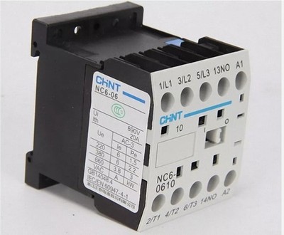 1PCS NEW NC6-0610 AC 6Amp Coil 24VAC Mini Contactor CHINT Free delivery