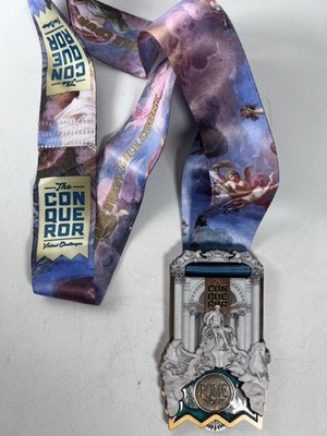 The Conqueror Virtual Challenge Medal Rome - Coin 34 Mile