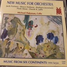MICHAEL FLAKSMAN Cello MUSIC FOR SIX CONTINENTS CD "LIKE NEW" Restored MICHAEL FLAKSMAN Cello MUSIC FOR SIX CONTINENTS CD "LIKE NEW" Restored