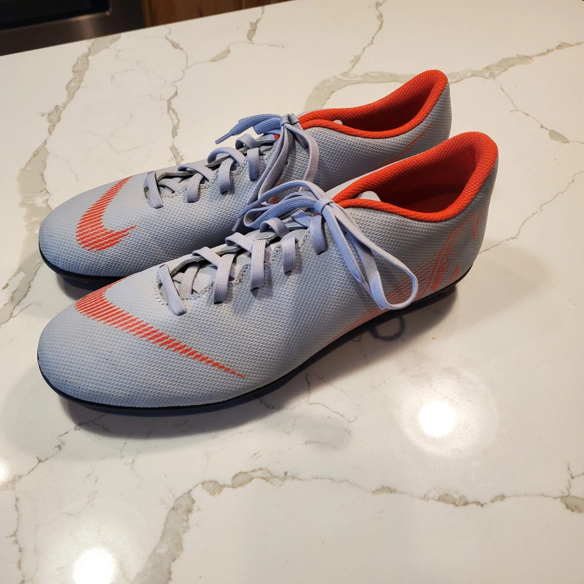 Nike Mercurial Vapor 12 Elite FG White Grey Orange for Sale