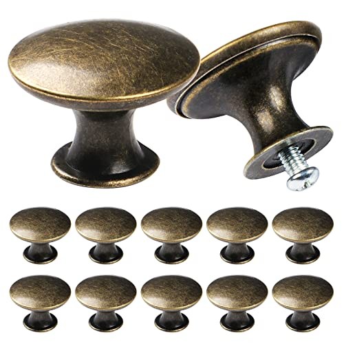 Pomelli per armadio vintage 24 pezzi, pomelli per cassetti chic, cucina bronzo antico - Foto 1 di 5