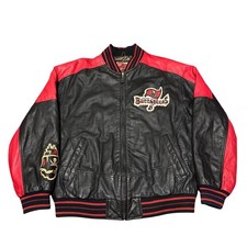 Vintage Y2K Leather Jacket Mens Mens GIII Car...