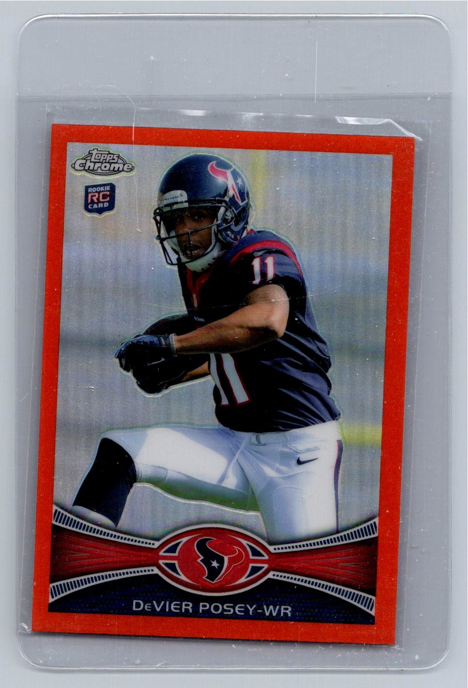 2012 Topps Chrome Orange Refractor DeVier Posey 114