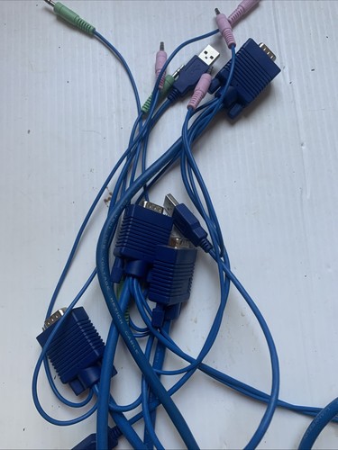 Zonet (KVM3324) Externer KVM/Audio/USB-Switch mit 4 Ports (WYZ) - Bild 5 von 5