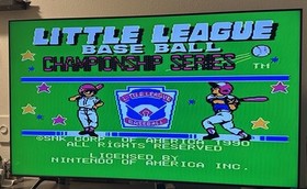 Little League Baseball: Championship Series NES Nintendo Cart Only **Stickers**