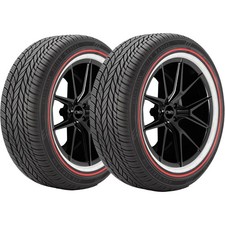 Qty 2 23550r18 Vogue Custom Built Radial 101v Xl Redwhite Tires