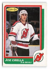 1986-87 O-Pee-Chee #163 Joe Cirella New Jersey Devils