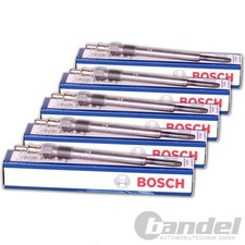 5x BOSCH DURATERM GLÜHKERZEN passend für ALFA 2.4 JTD JTDM 159 166 BRERA SPIDER