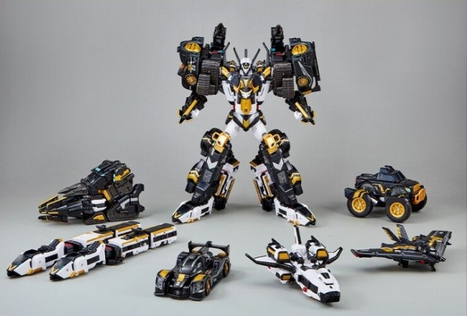 Tobot Master V Black Edition Limited 6-in-1 Transforming Robot Toy