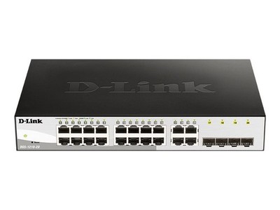 D-Link 20-Port Layer2 Smart Managed Gigabit Switch|green 3.0 16x