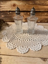 VTG Set Diamond Fire salt and pepper shaker by Mikasa 