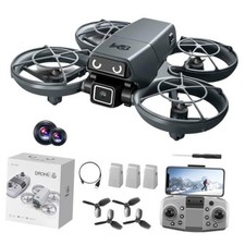 Mini RC Drone with HD Camera for Beginners, Altitude Hold, One-Key Black