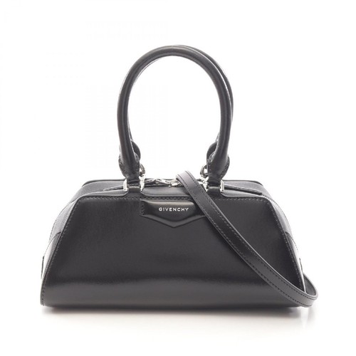 GIVENCHY ANTIGONA East West Mini GIVENCHY Leather Handbag Leather