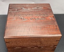 Archie Rose Wooden Box - VERY RARE Collectors Item