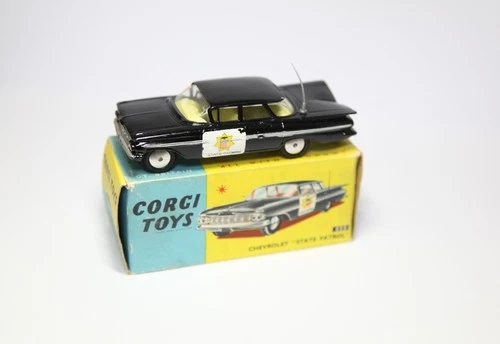 Corgi 223 Chevrolet State Patrol In Original Box -Nr Mint Vintage Original Lot 2