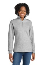Sport-Tek Ladies 1/4-Zip Sweatshirt. LST253
