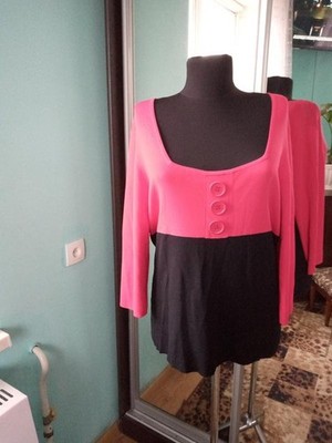 Women Nina Leonard Top Black 48 / 4XL